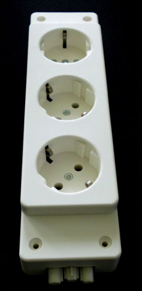 Wieland GESIS Steckdosenleiste 3fach weiss Wieland GESIS Steckdosenleiste 3fach weiss